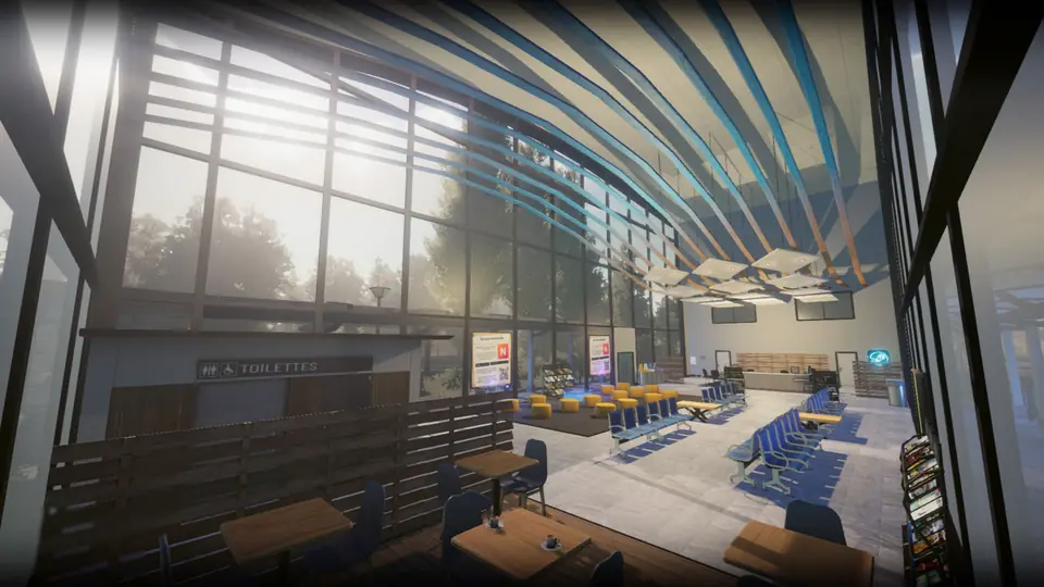 Un hall d'accueil